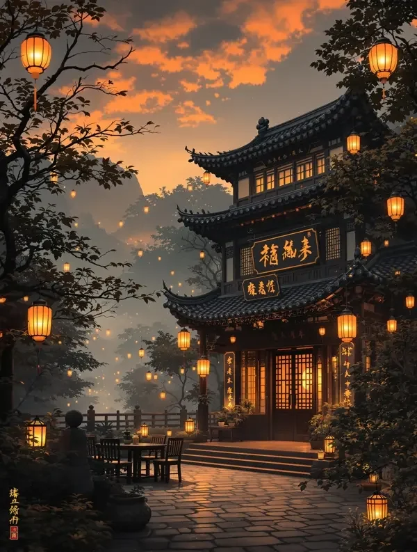 茶马旧梦短剧封面，古装题材