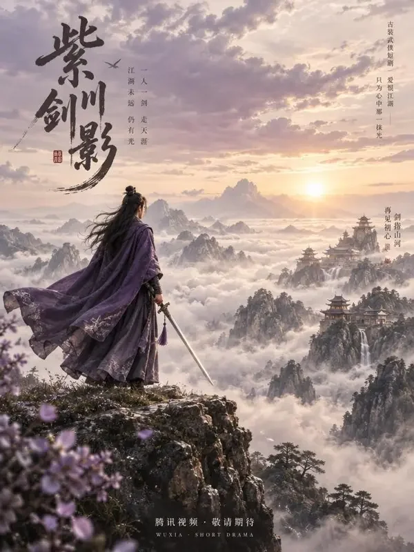 长风渡：一剑破山河短剧封面，古装题材